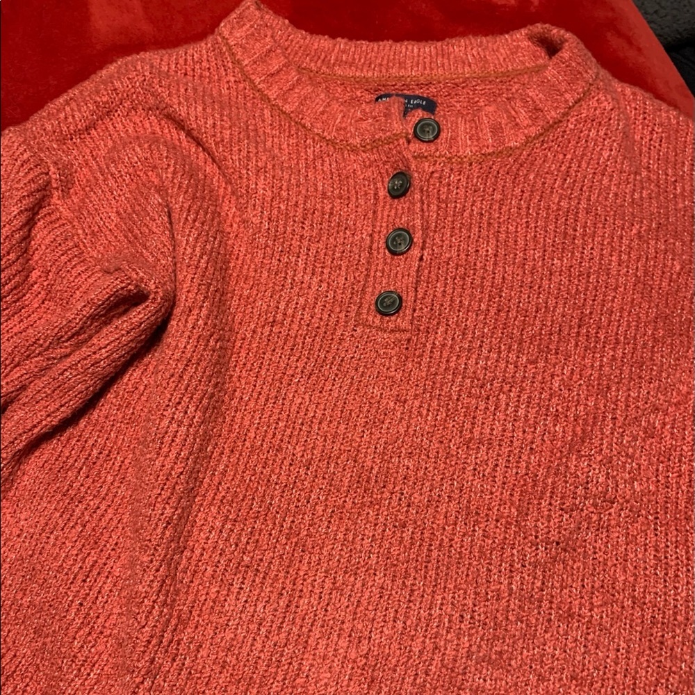 American eagle pink sweater